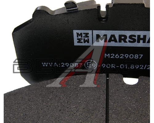 Колодки тормозные SCANIA MAN передние дисковые (4шт.) MARSHALL, арт. M2629087